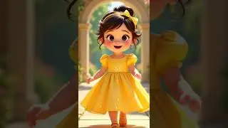 Cute baby girl fashion walk #3d #cartoon #fashion #3danimation #cute #beauty #shorts #youtubeshorts