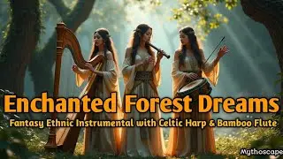 Enchanted Forest Dreams | Fantasy Ethnic Instrumental with Celtic Harp & Bamboo Flute