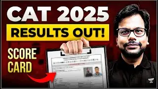 CAT 2025 Official Results OUT!! See Your SCORECARD | Amiya Sir