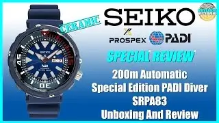 New Classic! | Seiko Prospex PADI Special Edition 200m Automatic Diver SRPA83 Unbox & Review
