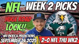 NFL Picks Week 2 Today Sunday 9/14/2025 | Free NFL Best bets, Predictions and Player Props
