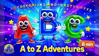 I’m the Letter! 🎵 ABC Song for Toddlers | A–Z Adventures Alphabet Song