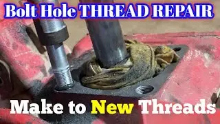 Bolt Hole THREAD REPAIR Sabir Kunri YouTube channel