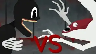 Cartoon Cat vs Bridge Worm