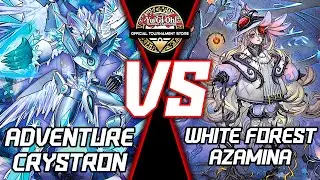 Yugioh OTS | Adventure crystron deck vs White forest Azamina | DIDN'T KNOW THIS WAS THIS POWERFUL 🤔