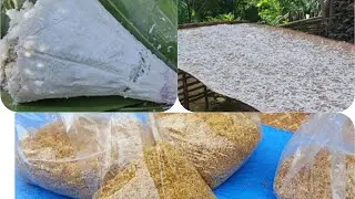 Dried fermented bamboo shoots in (lotha style)