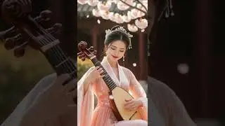 Beautiful girl playing music #music #violin #cover #flute #fingerstyle #relaxingmusic