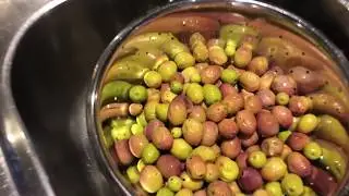 How to Cure olives quicker. How to make raw Olives delicious and edible.