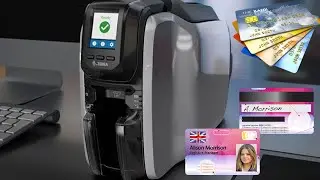 Zebra ZC300 Card Printer Unboxing Install & Overview || 3D Metallic Effect || Watermark Security