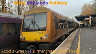 Acocks Green to Birmingham moor street Including bonus clip