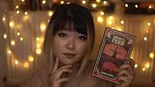 [ASMR] Reading ''Animal Farm'' | Soft spoken | Page flipping | Books sounds |