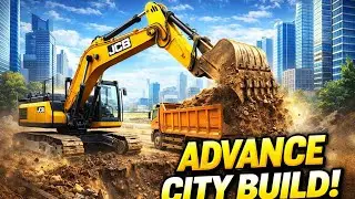 😱 Advance City Construction Games 3D | Heavy JCB & Road Building Simulator