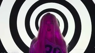 Wig lip sync using projector as background 