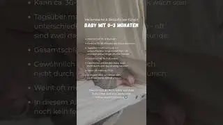 Babyentwicklung: Was dir niemand &uuml;ber die ersten 3 Monate sagt! 🤯 #babyschlaf