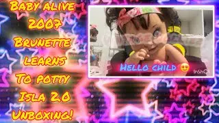 Baby alive 2007 learns to potty Isla 2.0 unboxing! 😍⭐️🫶🏻