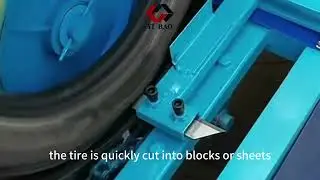 Used Tire Sidewall Cutter test site