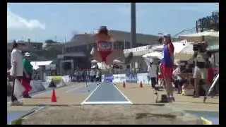 Sara Mart&iacute;nez Puntero. Grosseto 2016. Oro en salto de longitud 5.53 m.