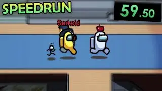 Impostor Speedrun on THE AIRSHIP (Among Us)