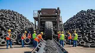 Inside a Car Tire Factory | Pure ASMR Manufacturing Process