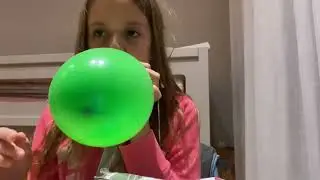Enchendo bexigas para o aniversário da minha mãe será que o balão estou?