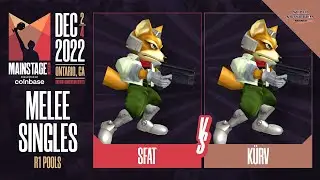 SFAT (Fox) vs K&uuml;rv (Fox) - Melee Singles Pools Winners Semi-Final  - Mainstage 2022