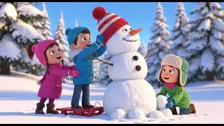 The Snowman&rsquo;s Silly Hat | Fun Winter Rhyme for Kids | Nursery Rhymes & Songs for Children