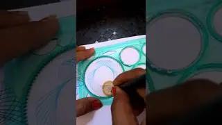 colourful spirograph design#satisfyingvideo #shorts