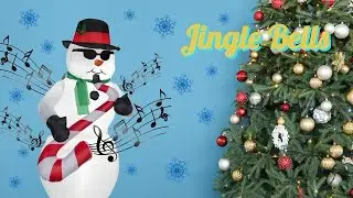 Gemmy 2021 6ft saxophone Snowman