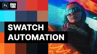 How to Reduce Image to Swatch Automatically in Photoshop