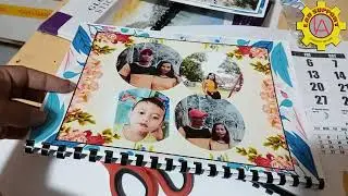 Calendar Process Using Comb Binding Machine ll #ladsupport  #calendar #calendar2023