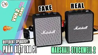 [Unboxing] Phân biệt Marshall Stockwell 2 FAKE l Distinguishing fake speaker