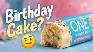 Birthday Cake flavored ONE Protein Bar by ONE Brands Taste Test