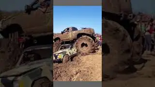 4x4 Off Road Lovers - Rain & Rock | Monster Truck Rolls Over SUV | AWD Off Road