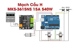#288: Mạch Cầu H Điều Khiển Động Cơ 9-36v 15A 540W MKS H3615NS