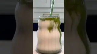 Ice Match Latte #icematcha #matcha #drink #refreshing #refreshersk #easy #healthy #greentea #drbaby