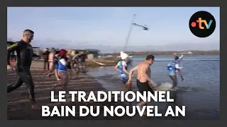La tradition du bain du Nouvel An à Thaon-les-Vosges
