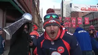 Cold weather didn't stop Broncos Country from rallying in Larimer Square ahead AFC Championship game