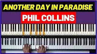 Another day in paradise | Phil Collins | Piano Tutorial