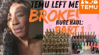 FAVS FROM TEMU: MASSIVE NAIL SUPPLY HAUL & ONYCHOLYSIS