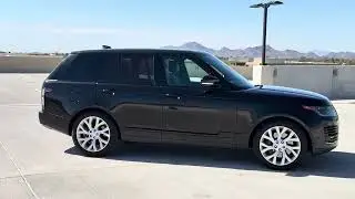 ▶️ 2018 Land Rover Range Rover Supercharged SWB 5.0L V8 L405 Santorini Black Pearl - Exterior Tour