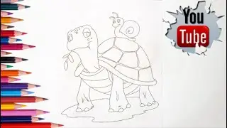🐢 How To Colour a Turtle &ndash; Very Easy Method for Kids & Beginners 🎨