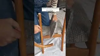 Making Upcycled Arched Dining Chairs