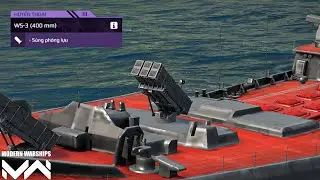 Modern Warships | Review of the WS-3 (400 mm) grenade launcher from a rating shop.