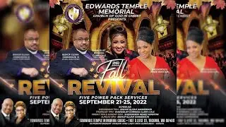 Fall Revival 2022 - Sunday Morning | Shepherdess Renee Winston | &ldquo;Get Off the Porch&rdquo; John 5:1-15
