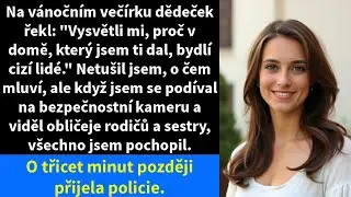 Na v&aacute;nočn&iacute;m več&iacute;rku dědeček řekl: 
