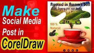 How to Make Social Media Post Design in Coreldraw