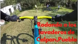 Rodando a los lavaderos de Calpan,Puebla con Gorillaz Bike parte 1