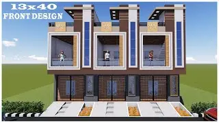 FRONT ELEVATION DESIGN || 13X40