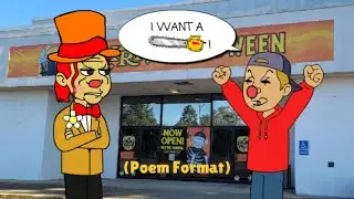 Johnny Punk Misbehaves At Spirit Halloween 2023 (Poem Format)