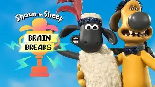NEW 🐑 Dance and Freeze  🐑 Shaun the Sheep - Brain Break 🐑 For Kids